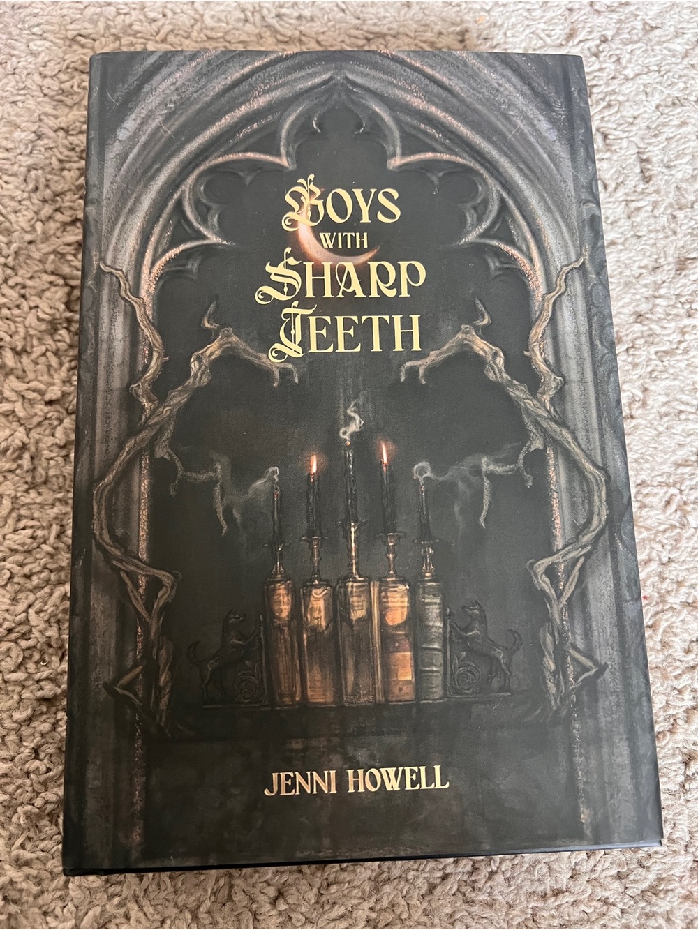 Jenni Howell Boys With Sharp Teeth owl crate special edition hardcover